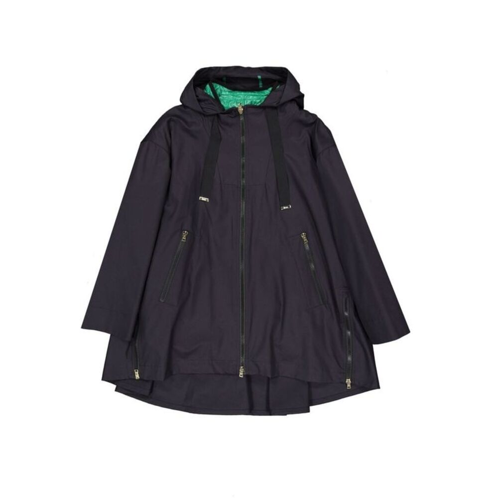 Herno Blue Cotton Shell Women's Jacket
